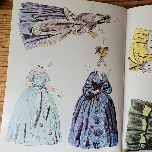 Vintage Godley's Lady Book Paper Dolls from 1840-1854 w/ 7 DOLLS & 50 COSTUMES - Picture 12 of 13